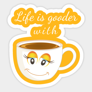 A Good Day for Coffee! Sticker